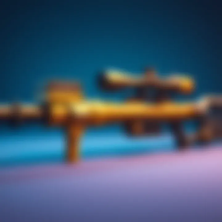 A bright blue Outland Suppressor mod displayed beside a gold thermal sniper scope, highlighting the proposed rarity swap for better gameplay balance.