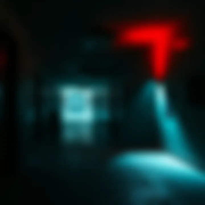 Haunting scene from Outlast 2 A dark school hallway in Outlast 2 with eerie lighting, showcasing realistic graphics that create a chilling atmosphere.