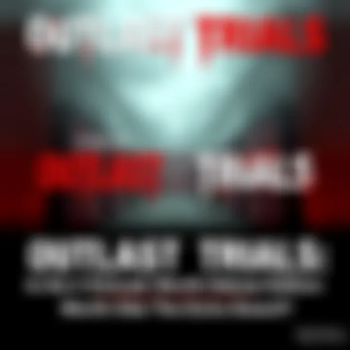 Illustration showing the Standard and Deluxe editions of Outlast Trials side by side with features highlighted