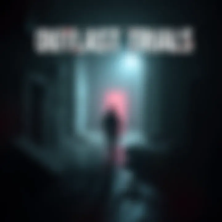 A solo player navigating a dark, eerie environment in Outlast Trials, facing spooky elements and tension-filled atmosphere.