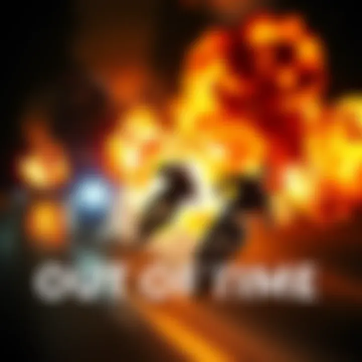 A thrilling scene from the Out of Time trailer featuring explosive action and stunning visuals