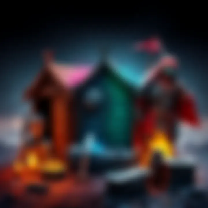 A side-by-side view of loot items from Outpost, Perimeter, and Dire Marsh, highlighting the riches of Outpost over the others.