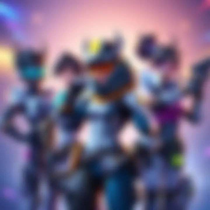 Genji, Mercy, Tracer, and D.Va are ready for battle in Fortnite