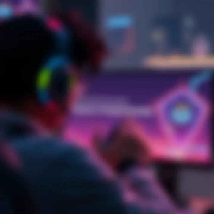 Overwatch Error Resolution A gamer looking at a computer screen displaying the Overwatch postpaid number error message