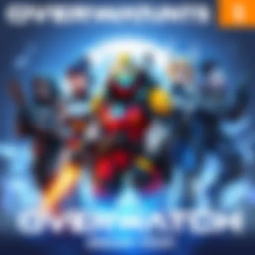 A powerful team of Overwatch heroes including Sigma and Orisa, showcasing their peak abilities ready for an ultimate battle.