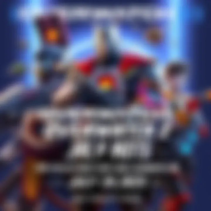 Illustration showing various Overwatch 2 characters with text highlighting updates and changes in the game