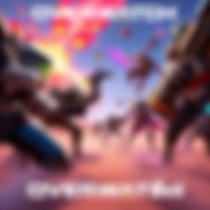 A vibrant action scene showing multiple characters battling in Overwatch's 6v6 mode, showcasing teamwork and strategy.