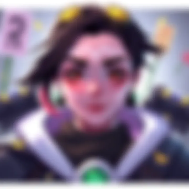 Illustration of Overwatch character Anran showing her current face model with fans expressing their concerns.
