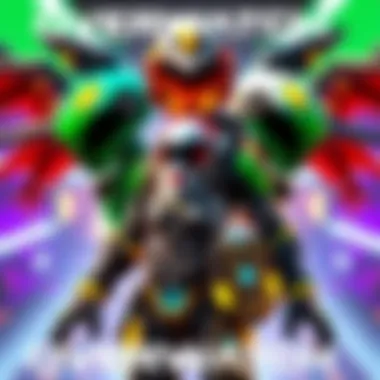 Overwatch and Ben10 Skin Concept A colorful mashup of Overwatch characters wearing designs inspired by Ben10 aliens