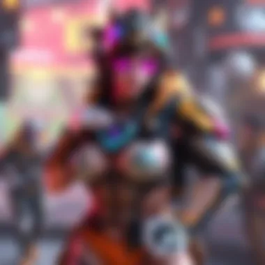 An Overwatch character showcasing a colorful fan service skin that appeals to players