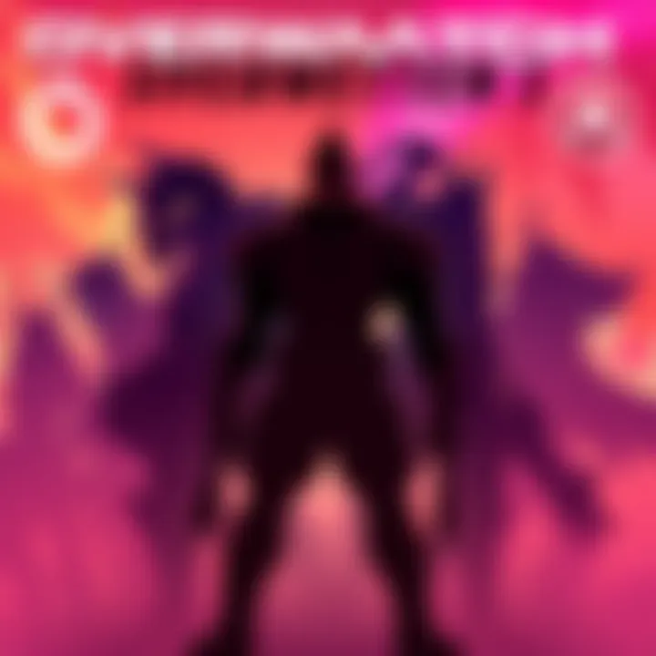 Silhouettes of various Overwatch 1 characters against a colorful background, showcasing their unique builds and designs.
