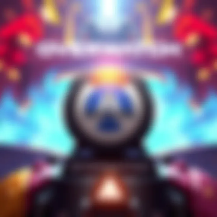 An image showing the Overwatch logo with a warning sign, indicating Clash maps are removed from Quick Play.