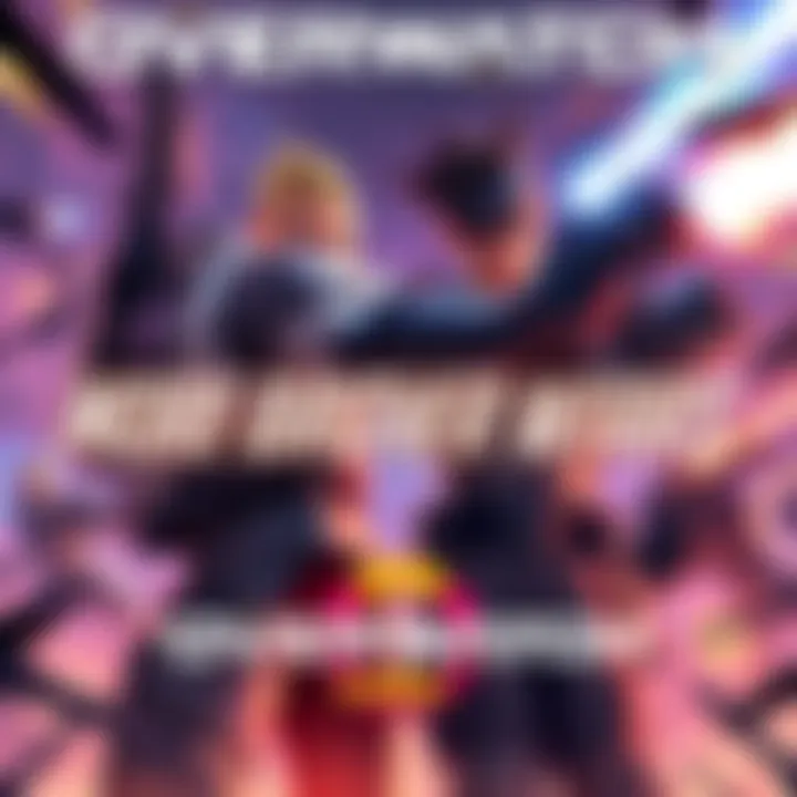 Cover illustration of Overwatch comic 'More Brother Wars' featuring two brothers in a dramatic standoff, surrounded by action scenes