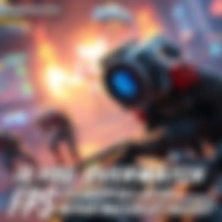 Overwatch gameplay screen A screenshot showing a player in a heated Overwatch match with noticeable frame rate drops