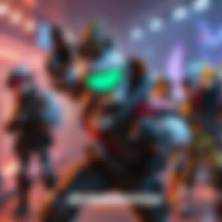 Overwatch Guest Character Concept A fan-created guest character for Overwatch appears in action, showcasing unique abilities and style, with familiar Overwatch characters in the background reacting.