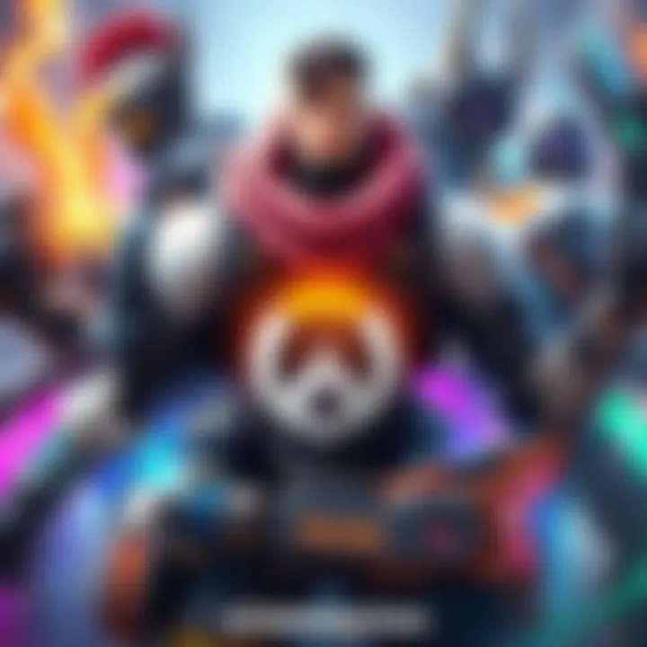 Hero archetypes in Overwatch A collage of various hero archetypes including a healer, tank, and damage character, showcasing unique designs and abilities inspired by player ideas.