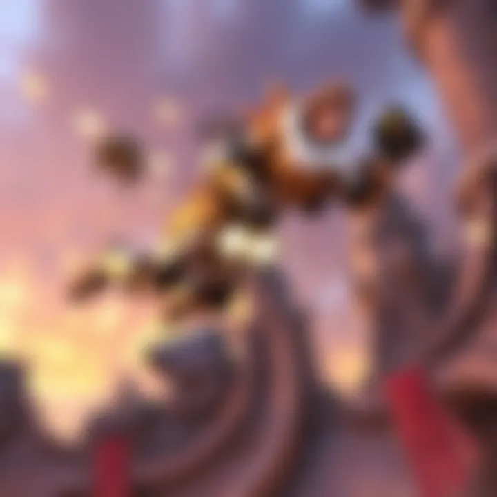 JPC flying in Overwatch, showcasing her abilities with a backdrop of a game setting, highlighting player frustrations
