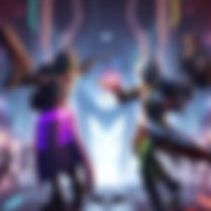 Overwatch and Nier: Automata Concept Art Concept art featuring characters from Overwatch and Nier: Automata in a dynamic crossover scene.