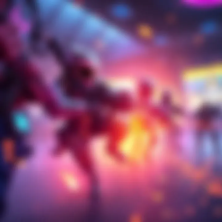 A graphic showing a surge in Overwatch players on Xbox, with vibrant colors indicating a revitalized gaming community.