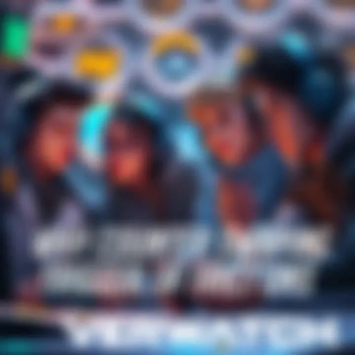 A group of gamers intensely debating counter swapping strategies in Overwatch, with controllers in hand and focused expressions