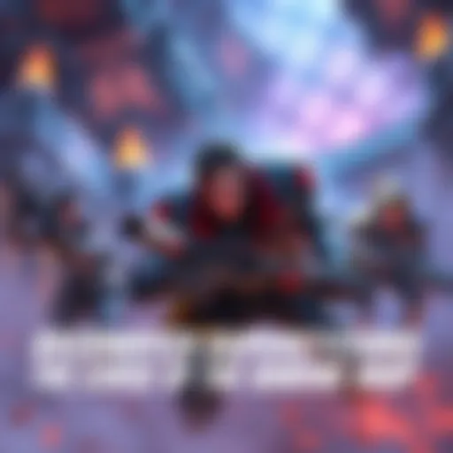 A tense moment during an Overwatch match on the Shrine map, showing players battling for victory with intense expressions.