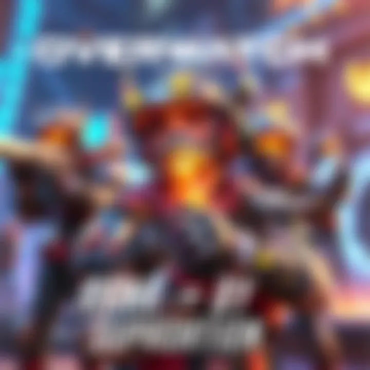 A support character from Overwatch healing teammates in a vibrant game environment, showcasing teamwork and strategy