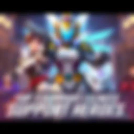 A group of Overwatch support heroes including Moira, Mercy, and a healer character, showcasing their abilities in combat.