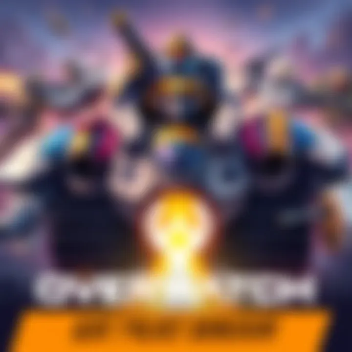 An illustration showing alternative tank heroes in Overwatch, featuring characters ready for battle on various maps