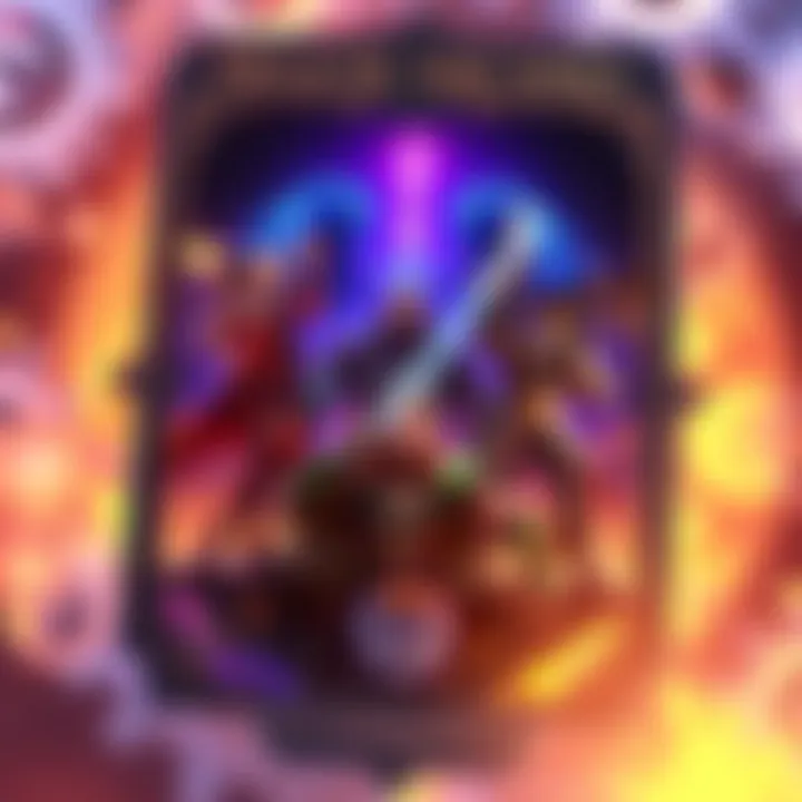 A Major Arcana tarot card featuring Overwatch characters, showcasing unique designs and symbols reflecting their traits.