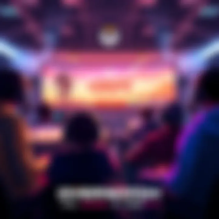 A group of Twitch streamers playing Overwatch with the !DROPS feature displayed on the screen