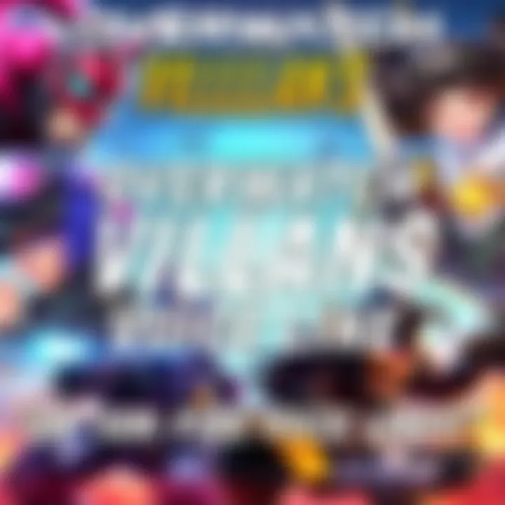 Overwatch Villains Voice Lines A collection of Overwatch villains showcasing their memorable voice lines in an action-packed scene