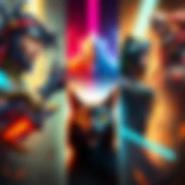 A collage showing favorite and least favorite hero designs from OW2 including Juno, Wuyang, Cat, and Kiriko.