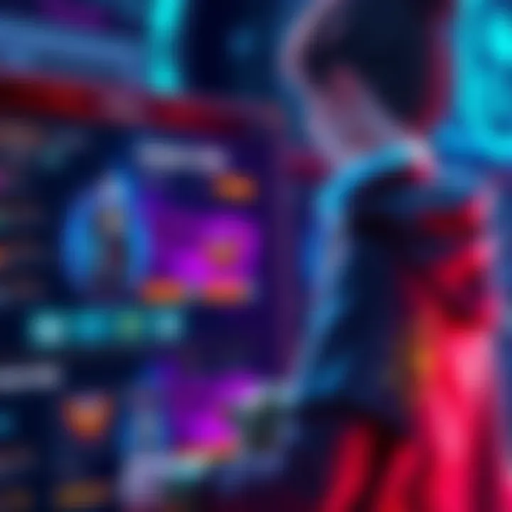 A player exploring character options in the game Oxaria, focusing on Voruna Prime, with an engaging interface and vibrant graphics.