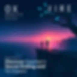 A screenshot showing characters from Oxenfree at a cliff overlooking the ocean during a dramatic moment, hinting at the secret ending.