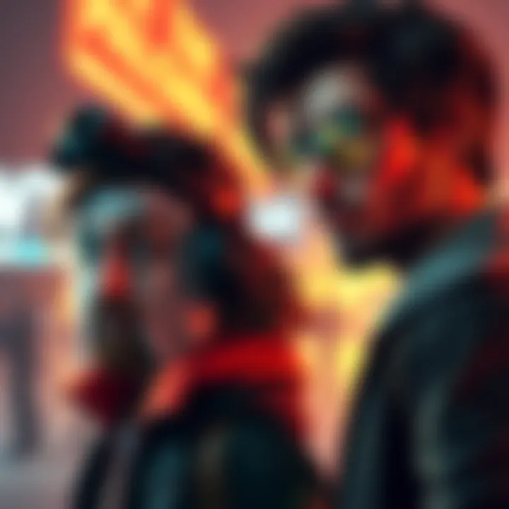 P1 Joel and Ellie Artwork Artwork showing P1 Joel and Ellie in an edgy style, capturing their essence and spirit.