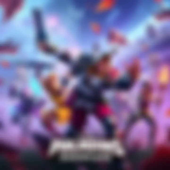 A colorful scene from the game Paladins featuring different characters in action during a match, showcasing its vibrant gameplay and community atmosphere.