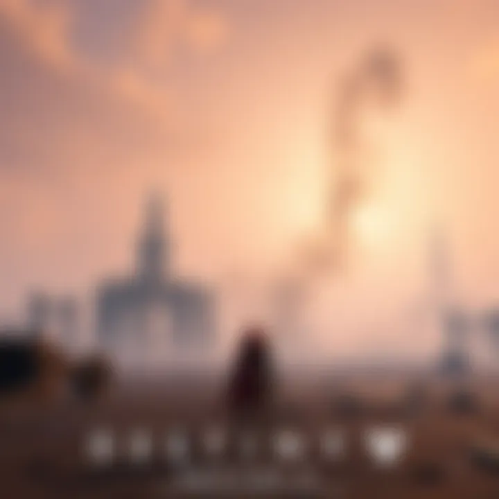 A Destiny 2 player exploring the desolate Pale Heart area, showcasing abandoned events and a barren landscape. The character stands alone amid ruins and fading light.