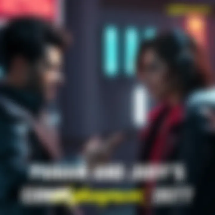 Panam and Judy having a serious conversation in a Cyberpunk 2077 setting, showcasing their complex relationship