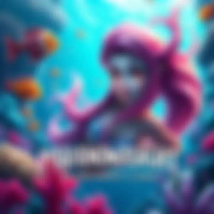 PARANORMASIGHT: The Mermaid's Curse Announcement A vibrant underwater scene featuring a mermaid with flowing hair and a curious expression, surrounded by colorful fish and coral, representing the game PARANORMASIGHT: The Mermaid's Curse.
