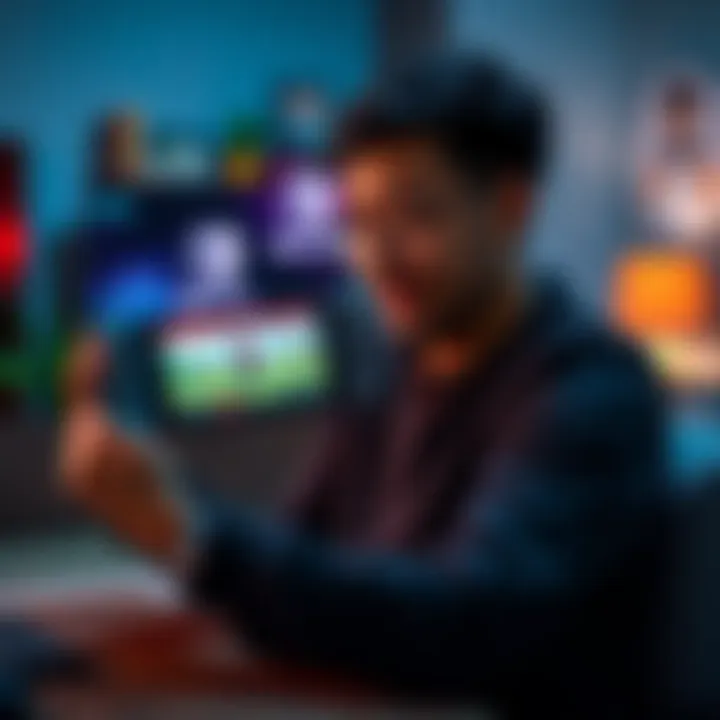 A parent using a Nintendo Switch 2 console, showing the parental controls feature for GameChat, ensuring safe online gaming for kids.