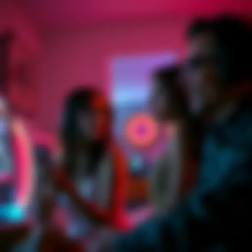 Tristin Mays caught in a romantic scene during Cyberpunk 2077 livestream as his parents enter the room, reacting in surprise.