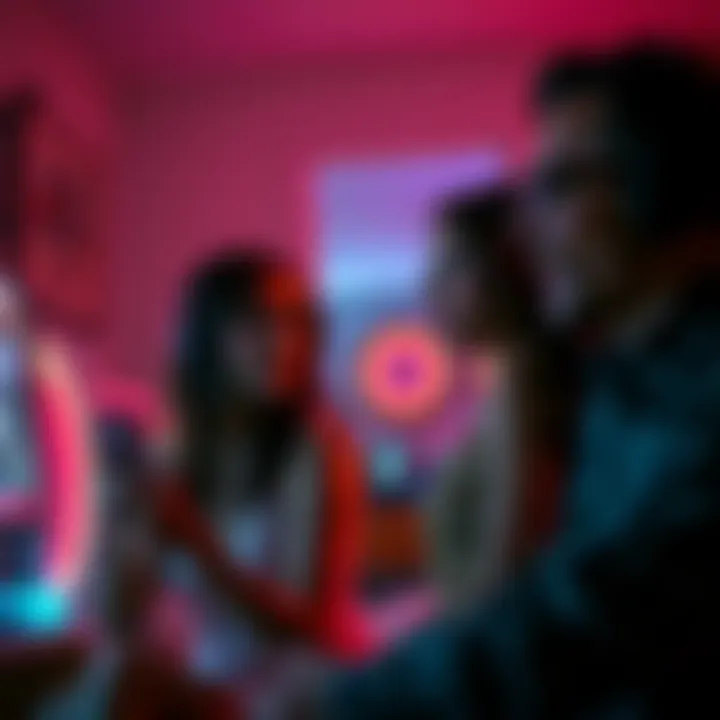 Tristin Mays caught in a romantic scene during Cyberpunk 2077 livestream as his parents enter the room, reacting in surprise.