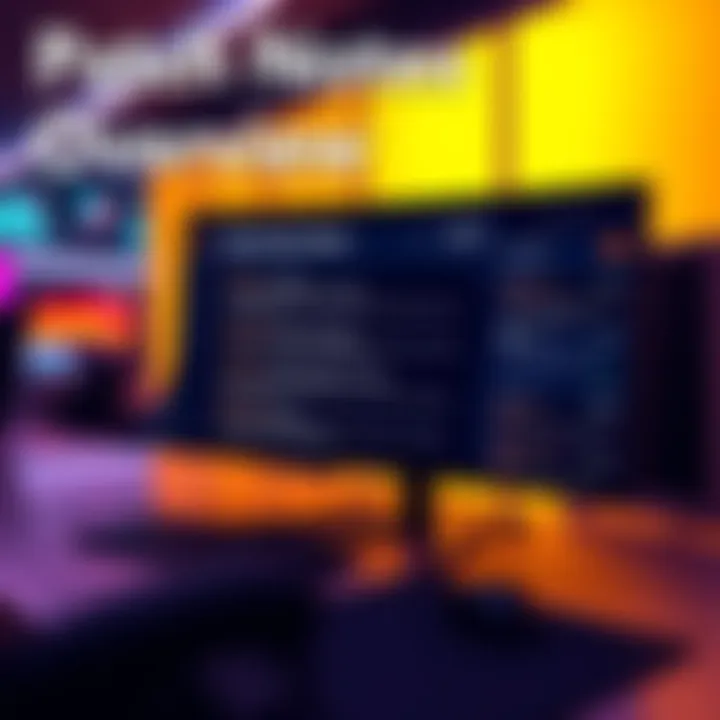 A digital screen displaying the 34.4.2 patch notes with highlighted updates and bug fixes