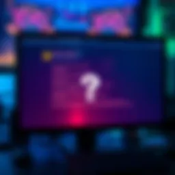 Graphic showing a computer screen with a patch notes update and a question mark, symbolizing confusion about the quick rollback of a game update.