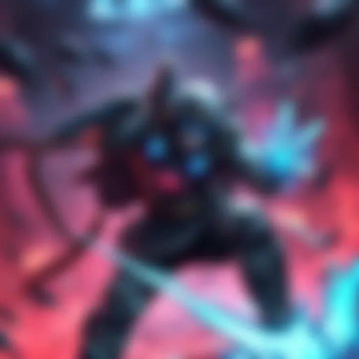 A digital illustration of Pathfinder character from a gaming scene in Control mode, highlighting his abilities and Thunderdome environment.
