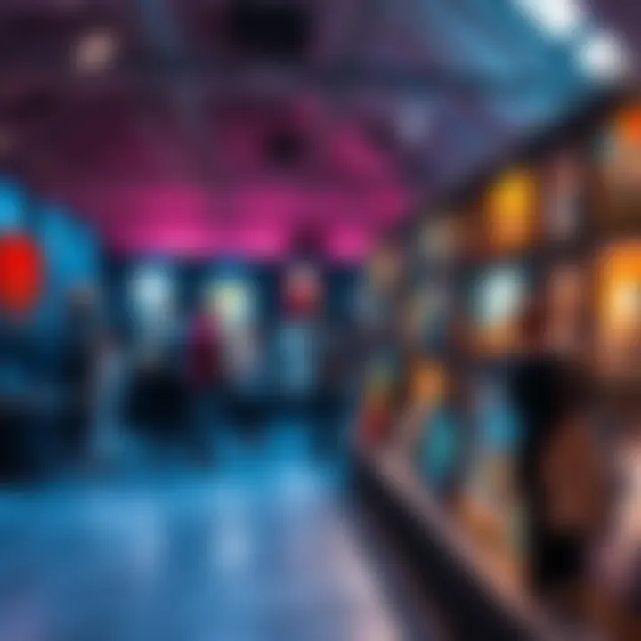 Artists showcasing their artworks at the Pathologic Art Competition, featuring diverse styles and themes.