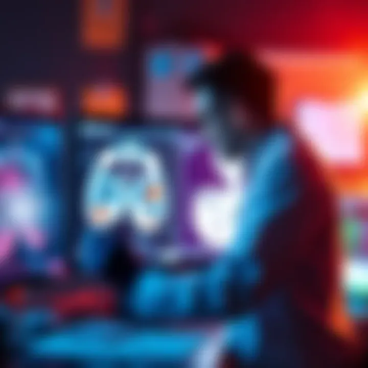 Pathologist Upload Process A pathologist reviewing an image on a computer screen with a focus on the upload to Tenor, showing anticipation for approval.