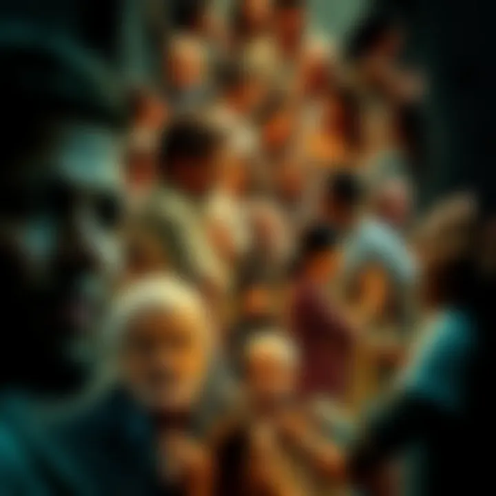 A collage of everyday moments showing people interacting and reacting, highlighting patterns in behavior and outcomes.