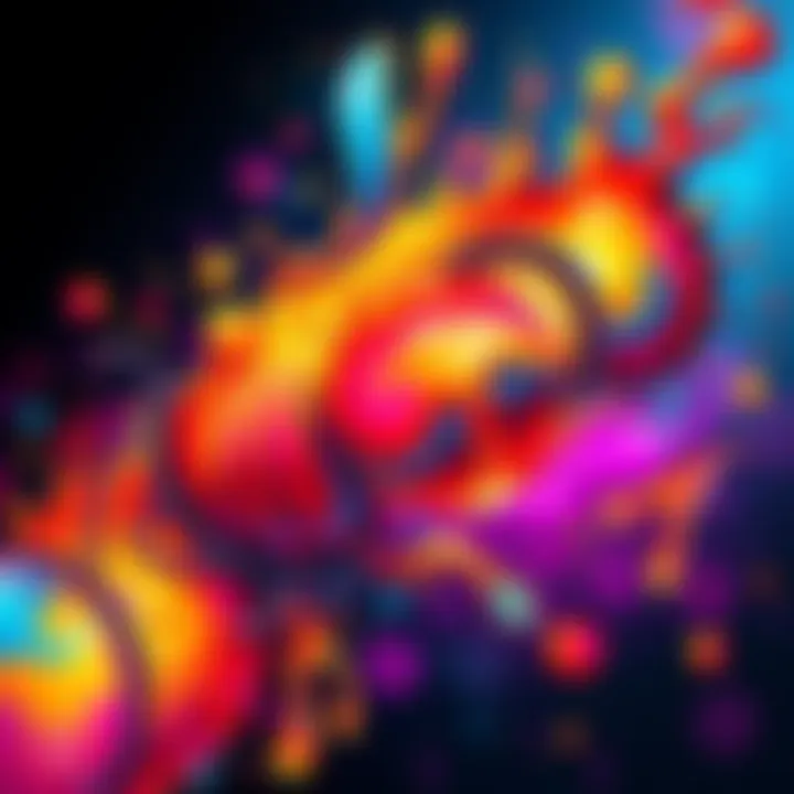 Paul Berkey's New Artwork A vibrant and colorful piece of artwork by Paul Berkey showcasing his unique style and creativity.