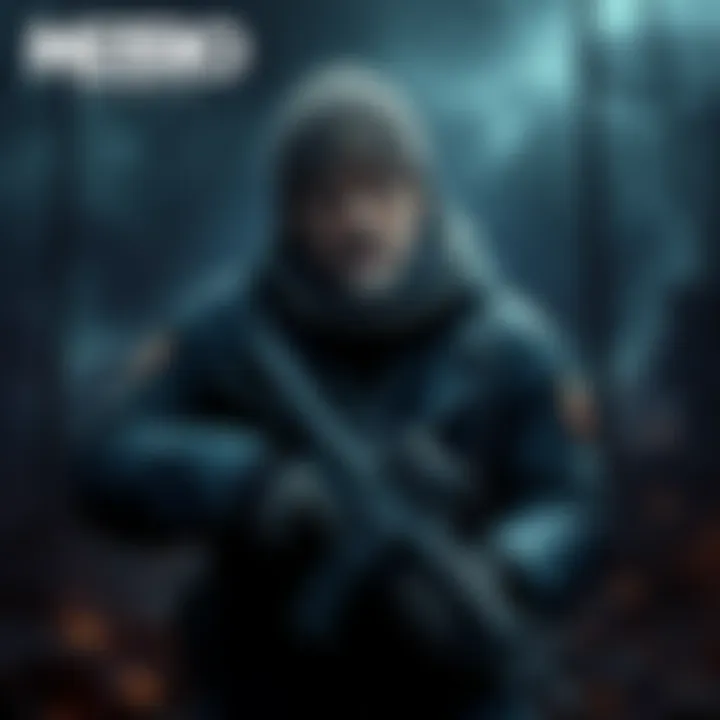 Pavel character in a dark, post-apocalyptic setting, with a weapon in hand and a determined expression, exploring the aftermath of his supposed death.